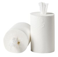 Putztuchtuchrollen MINI - 1-lagig - kernlos| 24 Rollen -...
