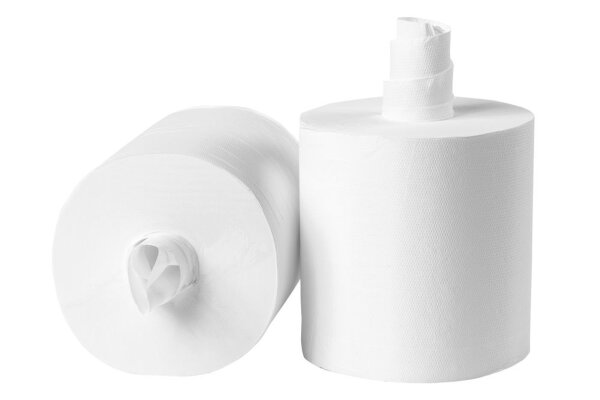 Putztuchtuchrollen MIDI - kernlos - 2-lagig - Ø 20 cm - 12 Rollen - Handtücher