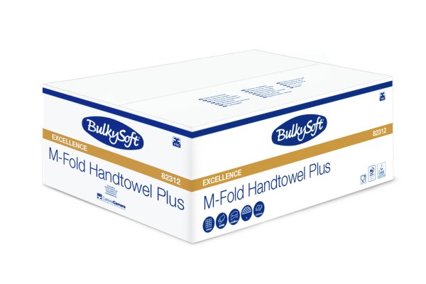 BulkySoft Handtücher Multifold - Zellstoff - 2-lagig - 3125 Papierhandtücher