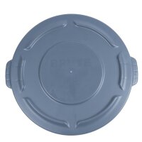 Rubbermaid BRUTE Abfalleimer + Deckel - grau - 75L -...
