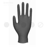 Unigloves PRO.TECT BLACK HD+ - Gr. XS - XL - 1000 robuste...