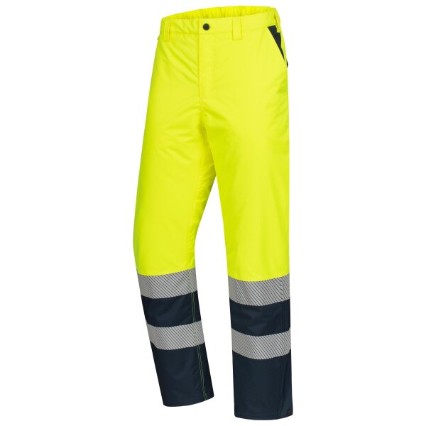 Nitras Motion Tex Viz lange Warn-Winterhose | neongelb | Gr. S - 4XL | Arbeitshose