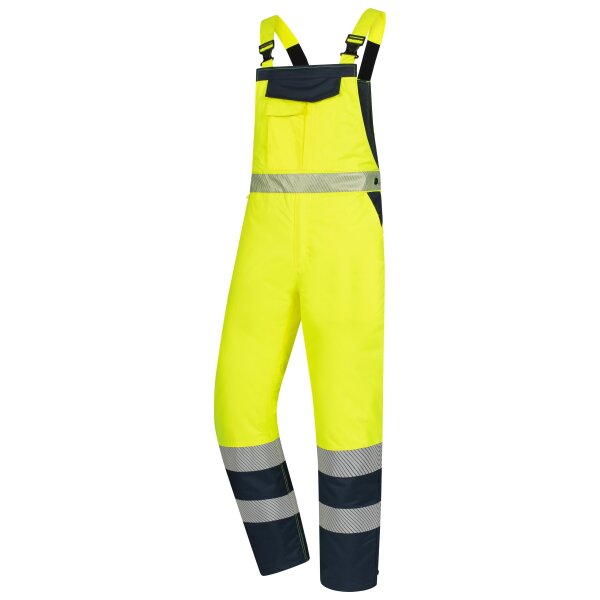 Nitras Motion Tex Viz lange Warn-Winterlatzhose | neongelb | Gr. S - 4XL