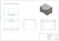 Tampon- und Bindenspender kompakt - Edelstahl - 75(H)x102(B)x86(T)mm