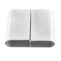 Olympia Menühalter - Edelstahl - gebogen - A5 - 10...