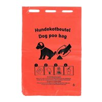 SemyTop Hundekotbeutel - rot - HDPE - 2000 Beutel