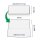 Papierhandtücher Sobsy - 2-lagig - V-Falz - weiß - 24x20,5 cm - 3200 Handtücher