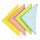 Jantex Mikrofasertücher Rosa/Blau/Gelb/Grün - 400(L)x400(B)mm - a 10 Tücher
