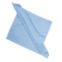 Jantex Glastuch - 400(L)x400(B)mm - blau - 5 Tücher - für Glas und Edelstahl