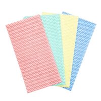 Jantex Vliesstofftücher - 600 x 300 mm - blau/rot/gelb/grün - 200 Tücher