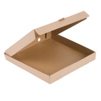 Fiesta Recycelbare flache braune Papiertüten (500 Stück) - 210(H)x90(B)x177(L)mm