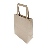 Fiesta Recycelbare flache braune Papiertüten (500...