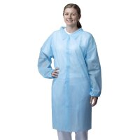 PP-Besuchermantel Nitras blau - Gr. XL - 50 Mäntel...
