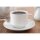 Olympia Whiteware Teetassen + Untertassen - 20cl - 12 Sets - Porzellan