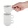 Olympia Whiteware Teetassen + Untertassen - 20cl - 12 Sets - Porzellan