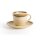 6 Olympia Kiln Espressotassen + Untertassen Sandstein - 8,5cl - Tassen