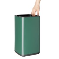Bolero Quadrat Abfalleimer - grün - 10L - Kunststoff...