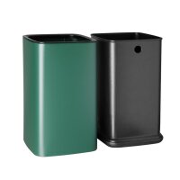 Bolero Quadrat Abfalleimer - grün - 10L - Kunststoff - Mülleimer