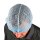 1000 Klipphauben - detektierbar - blau - ca. 52cm - Vliesstoff mit Metallfaden