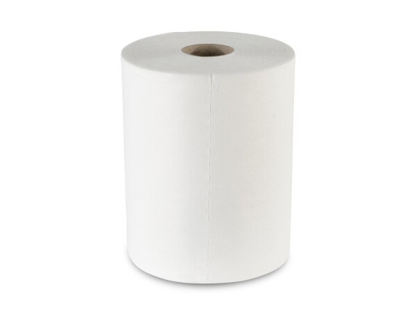 SemyTop Semy Classic Putztuchrolle - 32cm - weiß - 300 Blatt - 1 Rolle Putztücher