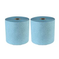 SemyTop Semy Profi Putztuchrolle 32 cm - blau - 500 Blatt...