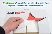 SemyTop Semy Pulp Tuch in Spenderbox - 29 x 38cm - weiß - 6 x 70 Putztücher