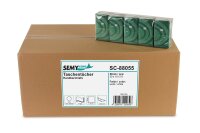SemyTop Taschentücher - 4-lagig - Zellstoff - weiß - 3000 Taschentücher