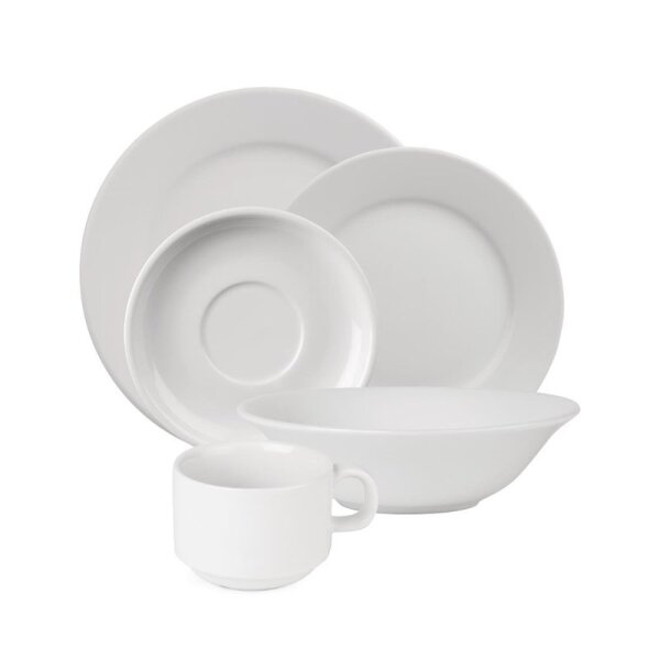 Athena Hotelware Kombiset ( a 24 Stück) - Porzellan - 120 teilig