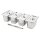 Vogue Edelstahl Gastronorm Behälter Set 4 x 1/4 mit Deckel