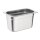 Vogue Edelstahl Gastronorm Behälter Set 4 x 1/4 mit Deckel