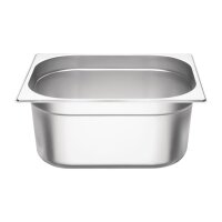 Vogue Edelstahl Gastronorm Schalen Set 2 x 1/2 mit Deckeln