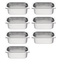 Vogue GN-Behälter Set - 7 x GN1/4 - 100mm -...