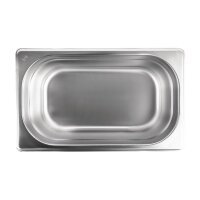 Vogue GN-Behälter Set - 5 x GN1/4 - 100mm - Edelstahl - 5 Behälter