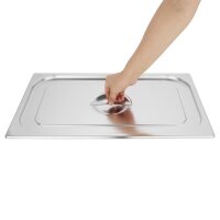 Vogue Edelstahl 1/1 Gastronorm Behälter mit Deckel -...