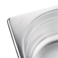 Vogue GN-Behälter GN1/1 - 10cm - 3 Behälter - Edelstahl