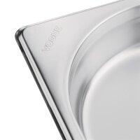 Vogue GN-Behälter GN1/1 - 4cm - 2 Behälter - Edelstahl