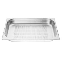 Vogue GN-Behälter GN1/1 - 6,5cm - 2 Behälter - Edelstahl gelocht