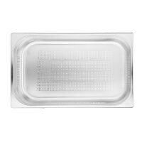 Vogue GN-Behälter GN1/1 - 10cm - 2 Behälter - Edelstahl gelocht