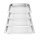 Vogue GN-Behälter GN1/1 - 10cm - 4 Behälter - Edelstahl gelocht