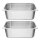 Vogue GN-Behälter GN1/1 - 20cm - 2 Behälter - Edelstahl gelocht