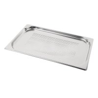 Vogue GN-Behälter GN1/1 - 2cm - 2 Behälter - Edelstahl gelocht