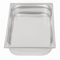 Vogue Strapazierfähiger GN-Behälter GN1/1 - 10cm - 2 Behälter - Edelstahl