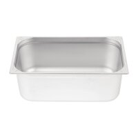 Vogue Strapazierfähiger GN-Behälter GN1/1 - 20cm - 2 Behälter - Edelstahl