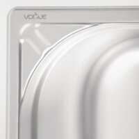 Vogue Strapazierfähiger GN-Behälter GN1/1 - 20cm - 2 Behälter - Edelstahl