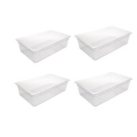 Vogue Polycarbonat GN-Behälter GN1/1 - 15cm - 4...