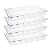 Vogue Polycarbonat GN-Behälter GN1/1 - 6,5cm - 4...