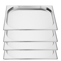 Vogue GN-Behälter GN1/2 - 2cm - 4 Behälter -...