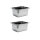 Gastro M GN-Behälter GN1/2 - 15cm - 2 Behälter - Edelstahl