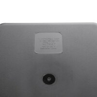 Vogue GN-Behälter GN1/2 - 10cm - 2 Behälter - Polycarbonat schwarz