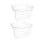 Vogue GN-Behälter GN1/2 - 15cm - 2 Behälter - Polycarbonat